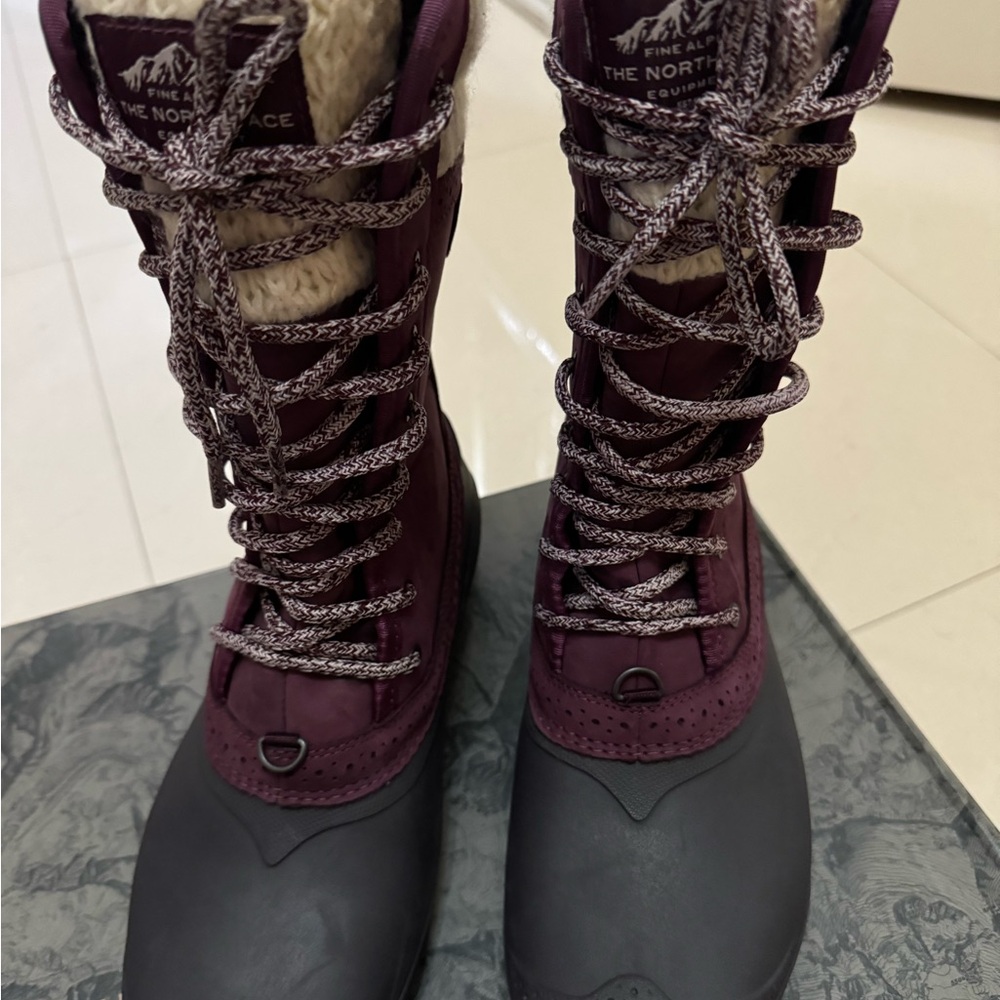 The North Face Purple Winter Boots